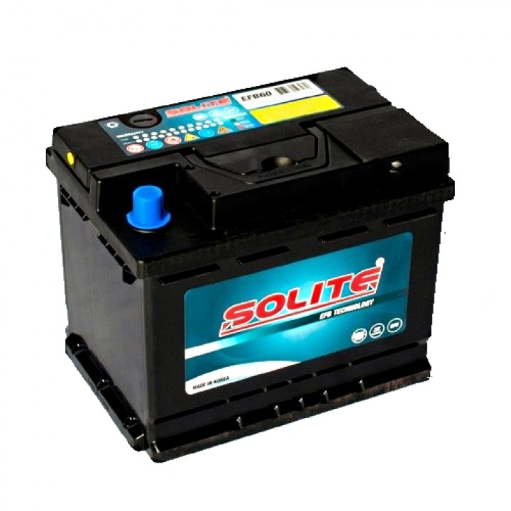 SOLITE 60Ач EN500А о.п. (242х174х189. B13) EFB 60