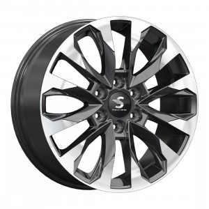 СКАД Premium КР007 (20Land Cruiser 300) 8.0R20 6*139.7 ET60 d95.1 Diamond gloss graphite [78986] <Ш> Fb max 965 kg