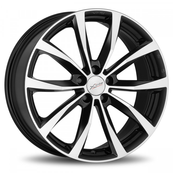 X'trike X-138 7,0R18 5*108 ET43 d65,1 BK/FP [83131]