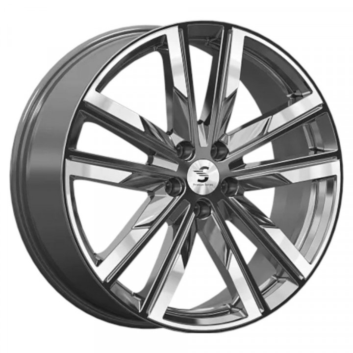 СКАД Premium КР014 (20 Jetour T2) 8,0R20 5*108 ET39 d60,1 Diamond gloss graphite [83546]