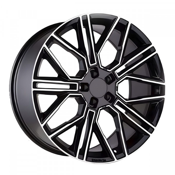 Khomen Wheels KHW2101 (Audi E-tron) 9.5R21 5*112 ET36 d66.6 Black-FP [KHW210101BLF] <С> Fb max 950 kg