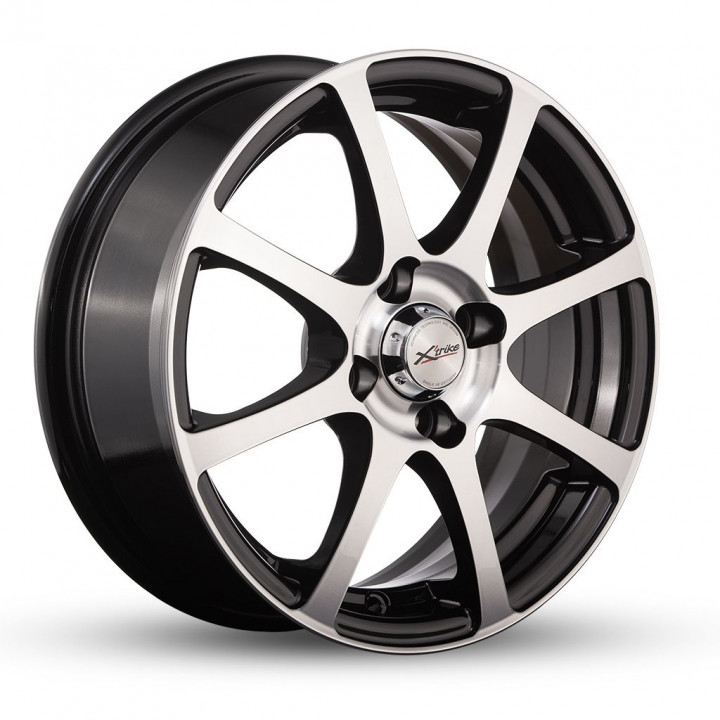 X'trike X-114М 5.5R14 4*100 ET45 d67.1 BK/FP [30602AX] Fb max 480 kg