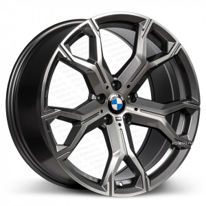Replica FR BMW B5498 10.5R20 5*112 ET40 d66.6 GMF [20/63/26/850] X5 G05 style 740M rear