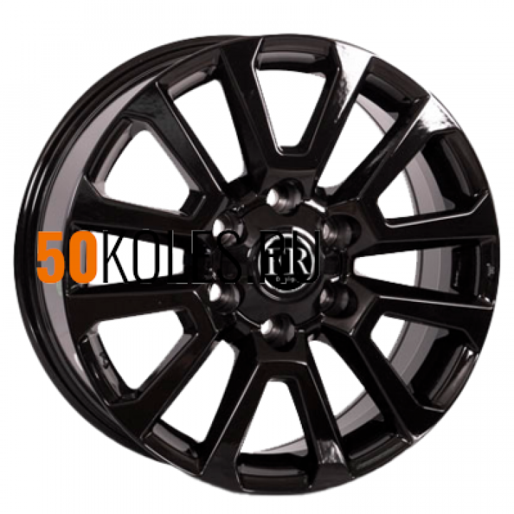 7.5x18/6x139.7 ET25 D106.2 TY182 (TY5040) Black (№15) FR replica