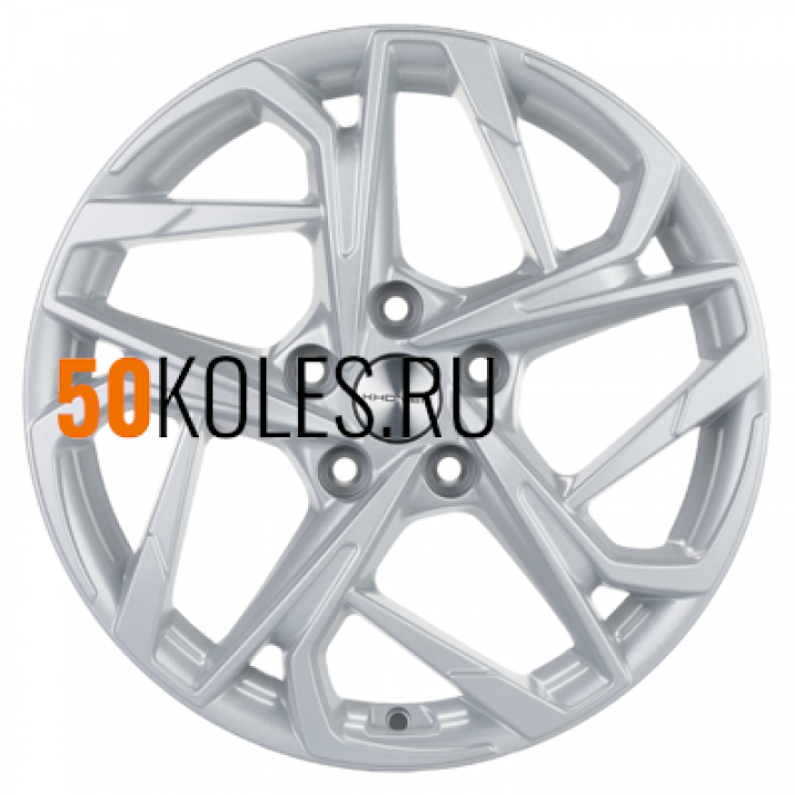 7x17/5x114.3 ET45 D67.1 KHW1716 (CX-5/i40/X-Trail) F-Silver Khomen Wheels