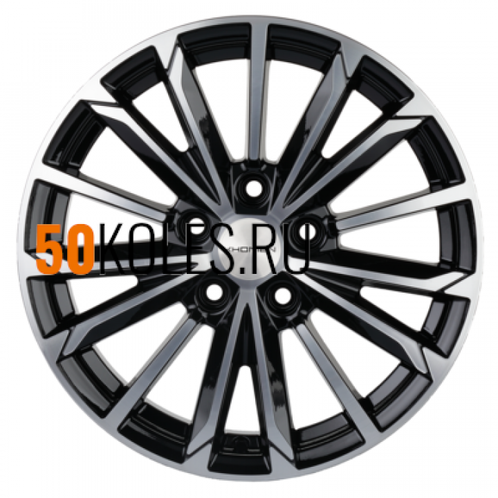 6.5x16/5x112 ET39.5 D66.6 KHW1611 (Action) Black-FP