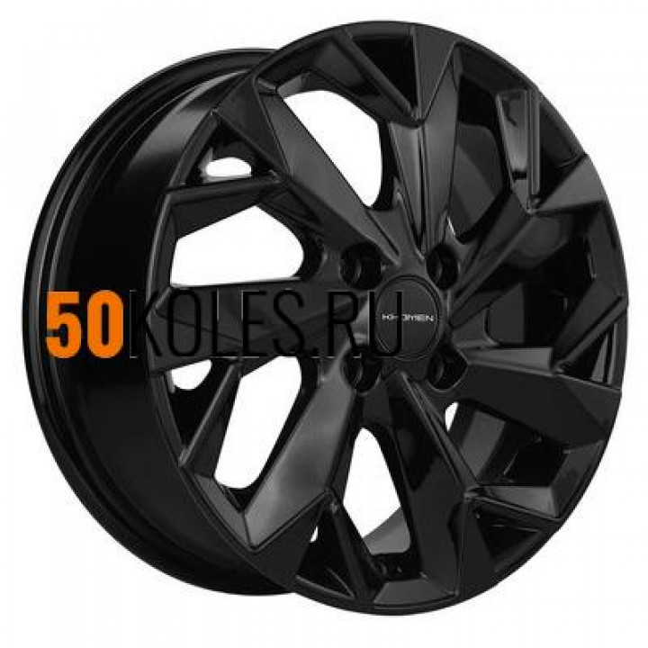 5.5x14/4x100 ET38 D67.1 KHW1402 (Accent/Getz/i20) Black Khomen Wheels
