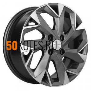 5.5x14/4x100 ET43 D67.1 KHW1402 (Solaris/Rio) Gray-FP