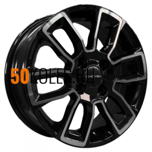5,5x14/4x100 ET45 D56,1 KHW1406 (Honda Civic) Black-FP Khomen Wheels