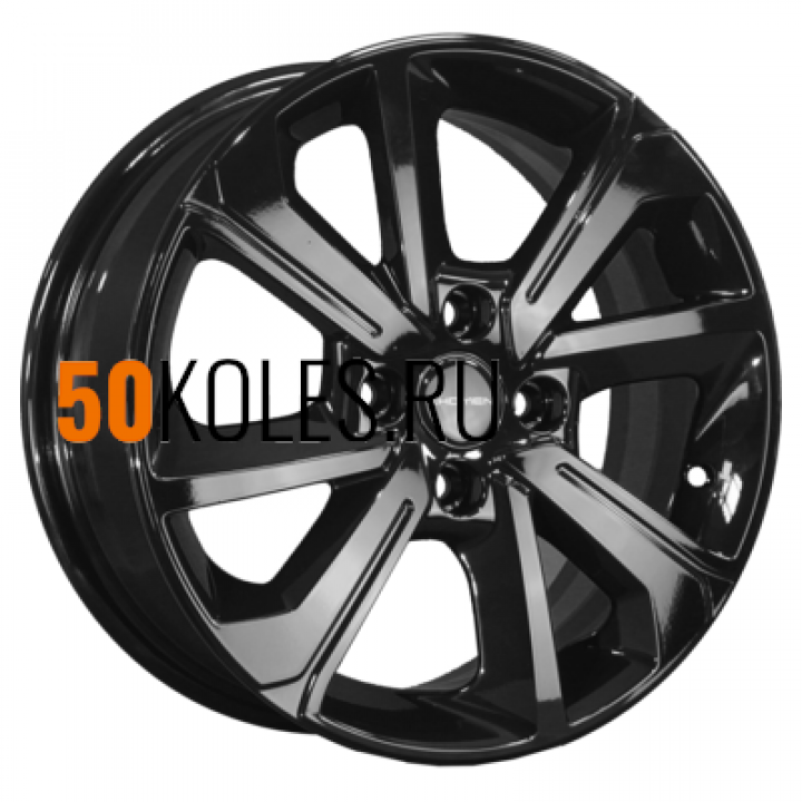 6x15/4x100 ET40 D60.1 KHW1501 (Logan/Sandero/Xray) Black Khomen Wheels