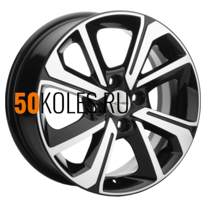6x15/4x100 ET45 D56.6 KHW1501 (Nexia) Black-FP Khomen Wheels