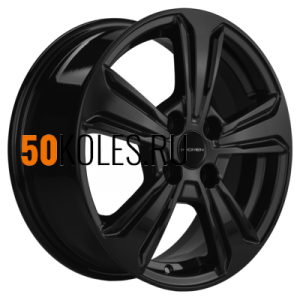 6x15/4x100 ET45 D56,6 KHW1502 (Nexia) Black Khomen Wheels