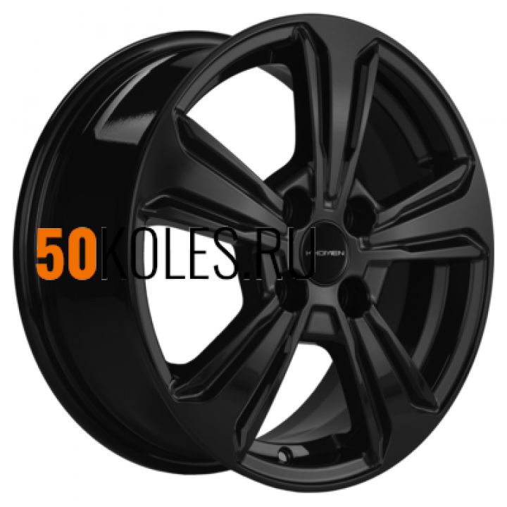 6x15/4x100 ET45 D56,6 KHW1502 (Nexia) Black Khomen Wheels