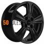 6x15/4x100 ET45 D56,6 KHW1502 (Nexia) Black Khomen Wheels