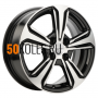 6x15/4x100 ET45 D56,6 KHW1502 (Nexia) Black-FP Khomen Wheels