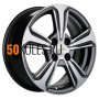 6x15/4x100 ET45 D56.6 KHW1502 (Nexia) Gray-FP Khomen Wheels