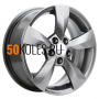 6x15/5x100 ET43 D57,1 KHW1504 (Fabia) Gray Khomen Wheels