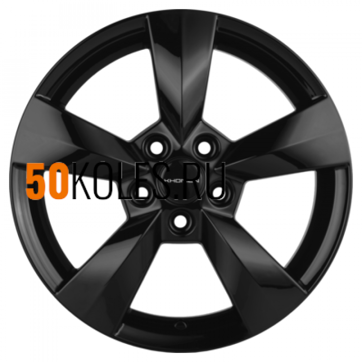 6x15/5x100 ET40 D57,1 KHW1504 (Polo) Black Khomen Wheels