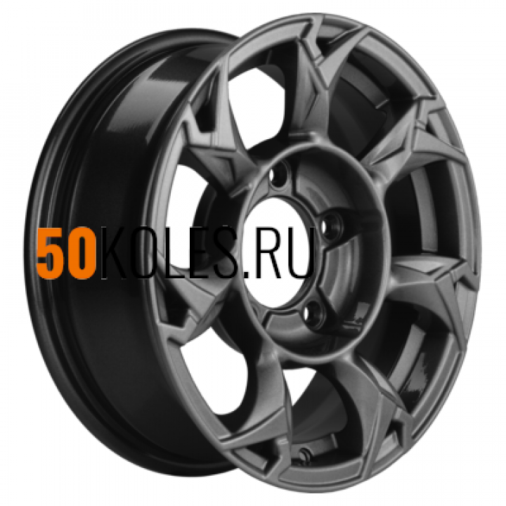 5,5x15/5x139,7 ET5 D98,5 KHW1505 (Lada NIVA 4x4) Gray Khomen Wheels