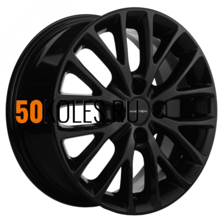 6x15/4x100 ET45 D56.6 KHW1506 (Nexia) Black Khomen Wheels