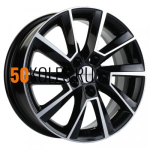 6x15/5x100 ET40 D57.1 KHW1507 (Polo) Black-FP