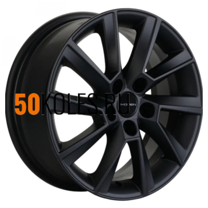 6x15/5x100 ET38 D57.1 KHW1507 (Rapid/Fabia) Black matt