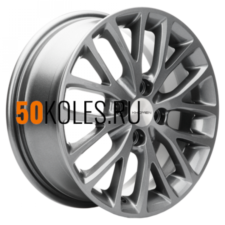 6x15/5x100 ET38 D57.1 KHW1507 (Rapid/Fabia) Gray-FP