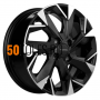 6x15/4x98 ET35 D58.6 KHW1508 (Lada Granta) Black-FP