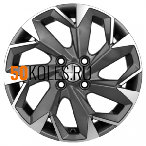 6x15/4x100 ET45 D56.6 KHW1508 (Nexia) Gray-FP Khomen Wheels