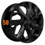 6x15/4x100 ET50 D60.1 KHW1508 (Vesta) Black