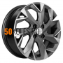 6x15/4x100 ET50 D60.1 KHW1508 (Vesta) Gray-FP