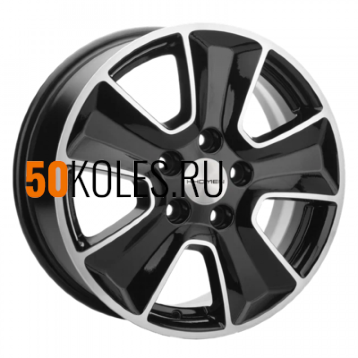 6.5x16/5x114.3 ET45 D54.1 KHW1601 (Geely Atlas Pro) Black-FP Khomen Wheels