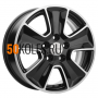 6,5x16/5x114,3 ET46 D67,1 KHW1601 (Mitsubishi) Black-FP Khomen Wheels