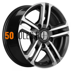 6.5x16/5x139.7 ET40 D98.5 KHW1602 (Niva 4x4) Gray-FP Khomen Wheels