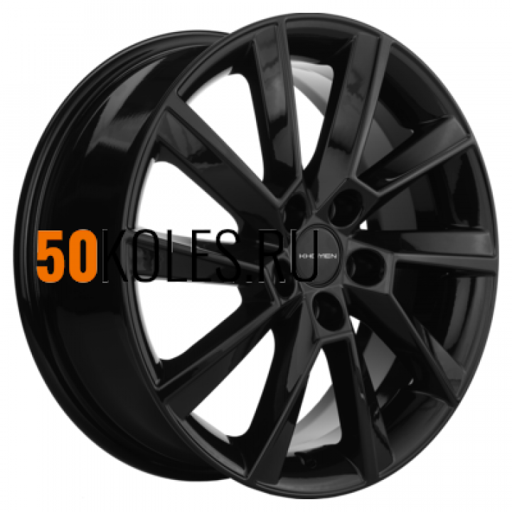 6x16/5x100 ET38 D57.1 KHW1604 (Kamiq/Rapid/Scala) Black Khomen Wheels