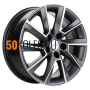 6x16/5x100 ET38 D57.1 KHW1604 (Kamiq/Rapid/Scala) Gray-FP Khomen Wheels