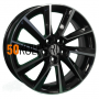 6x16/5x100 ET40 D54,1 KHW1604 (Prius) Black-FP Khomen Wheels