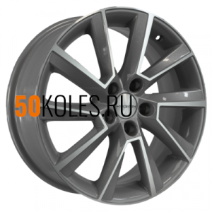 6x16/5x100 ET40 D54,1 KHW1604 (Prius) F-Silver-FP Khomen Wheels