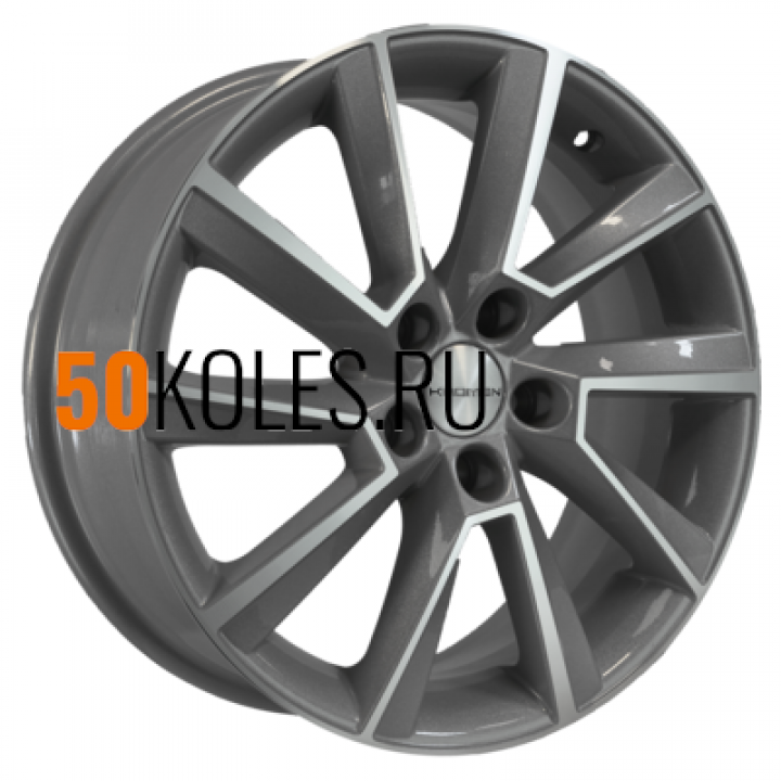 6x16/5x100 ET40 D54,1 KHW1604 (Prius) F-Silver-FP Khomen Wheels