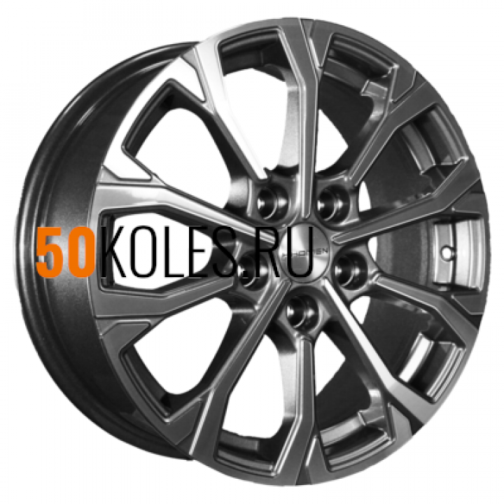 6.5x16/5x110 ET46 D63.3 KHW1605 (Changan CS35 Plus) Gray-FP Khomen Wheels