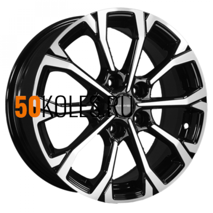 6.5x16/5x114.3 ET50 D67.1 KHW1605 (Huyndai/Kia) Black-FPxKhomen Wheels