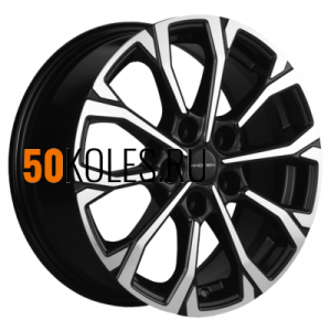 6.5x16/5x114.3 ET47 D66.1 KHW1605 (Fluence/Juke) Black-FP Khomen Wheels