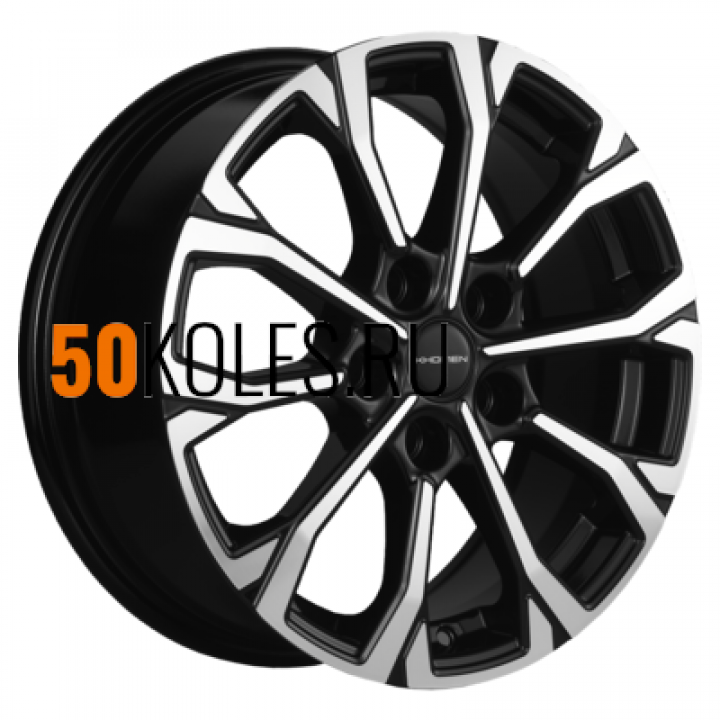 6.5x16/5x114.3 ET47 D66.1 KHW1605 (Fluence/Juke) Black-FP Khomen Wheels
