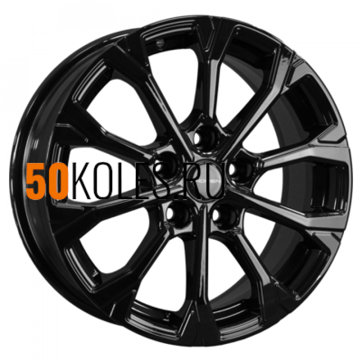 6.5x16/5x114.3 ET40 D66.1 KHW1605 (Qashqai/Tiida) Black Khomen Wheels