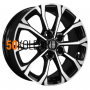 6.5x16/5x114.3 ET50 D66.1 KHW1605 (Renault/Nissan) Black-FP Khomen Wheels