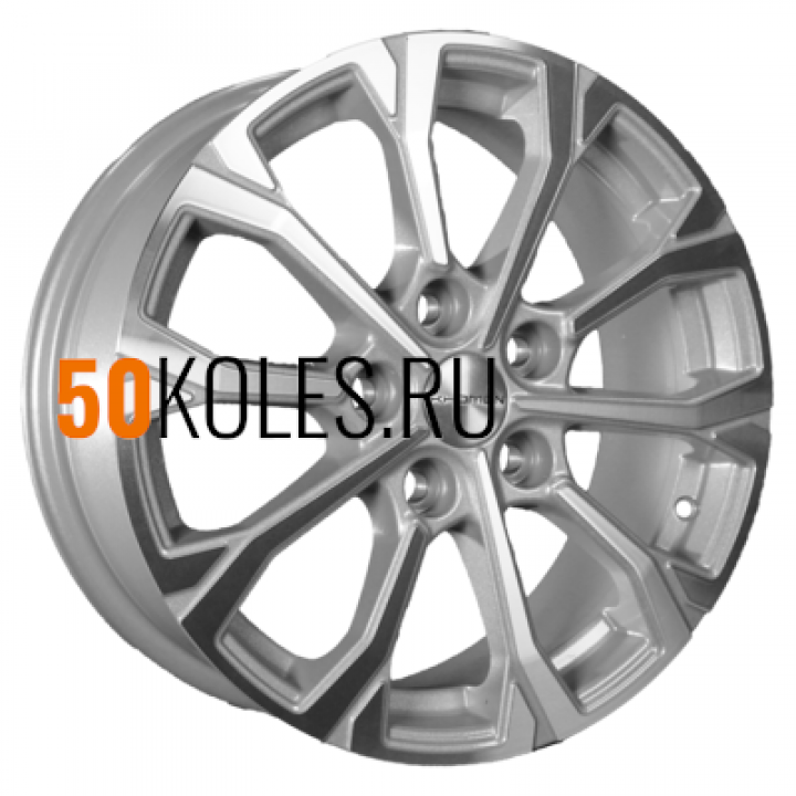 6.5x16/5x114.3 ET45 D60.1 KHW1605 (Toyota/Suzuki) F-Silver-FP Khomen Wheels