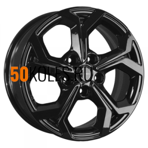 6.5x16/5x114.3 ET43 D67.1 KHW1606 (Huyndai/Kia) Black Khomen Wheels