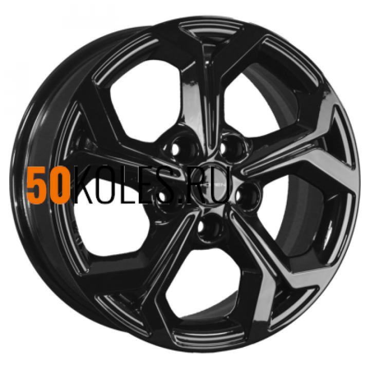 6.5x16/5x114.3 ET46 D67.1 KHW1606 (Mitsubishi) Black Khomen Wheels
