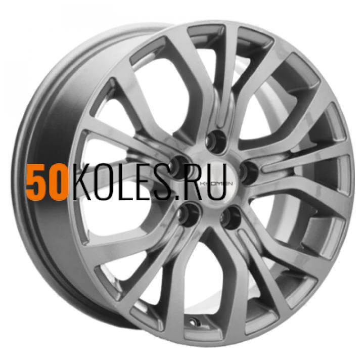 6.5x16/5x112 ET40 D66.6 KHW1608 (Actyon) Gray Khomen Wheels