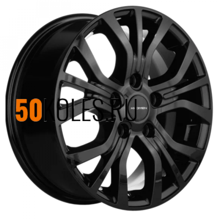 6.5x16/5x114.3 ET38 D60.1 KHW1608 (Alphard) Black Khomen Wheels